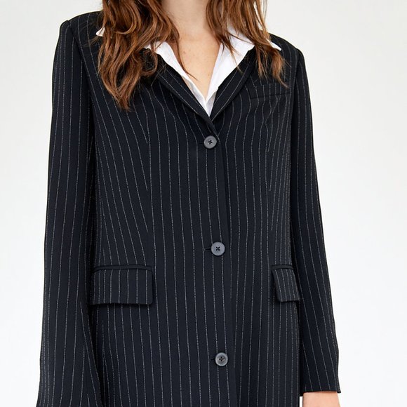 Babaton Trent Jacket Stripped blazer jacket size:2 - Picture 7 of 7